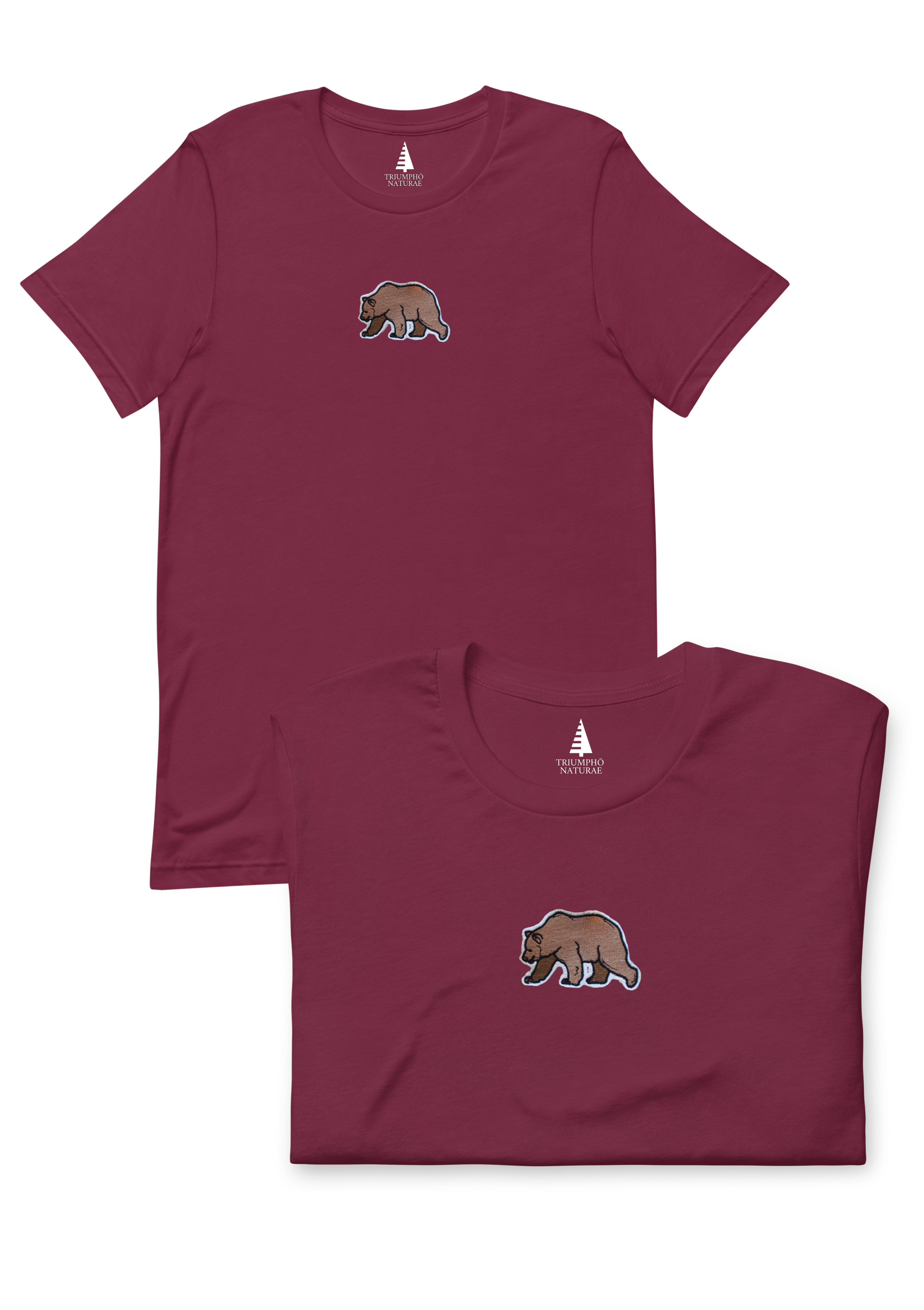 T-shirt unisex - Orso bruno